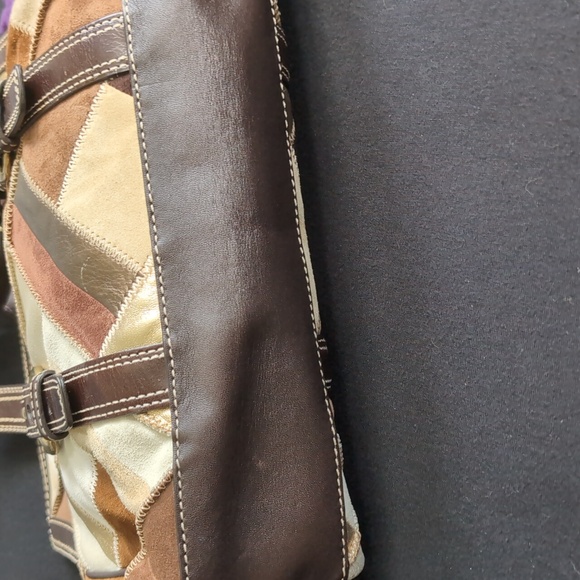 Rare Coach Leather Patchwork Satchel - Picture 6 of 8